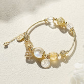 Handmade Crystal Bracelet for Abundance and Focus